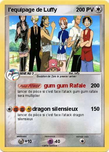 Pokemon l'equipage de Luffy