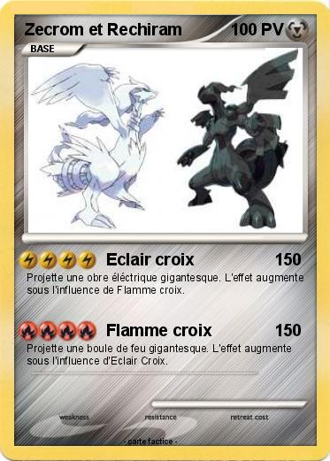 Pokemon Zecrom et Rechiram