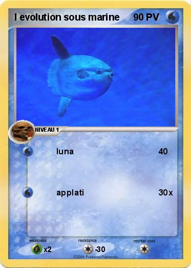 Pokemon l evolution sous marine