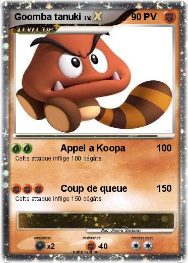Pokemon Goomba tanuki