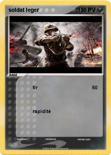 Pokemon soldat leger