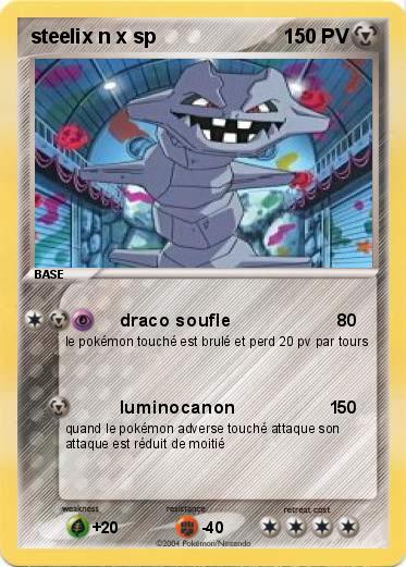 Pokemon steelix n x sp