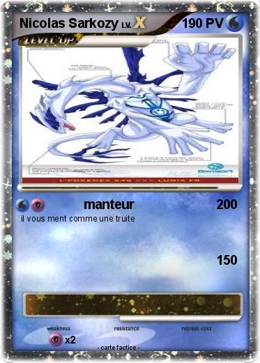 Pokemon Nicolas Sarkozy