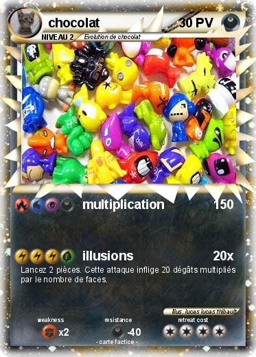 Pokemon chocolat