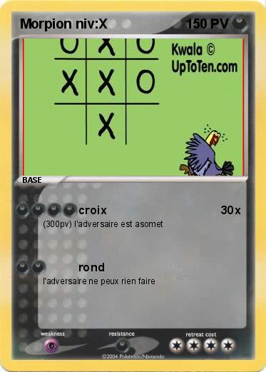 Pokemon Morpion niv:X