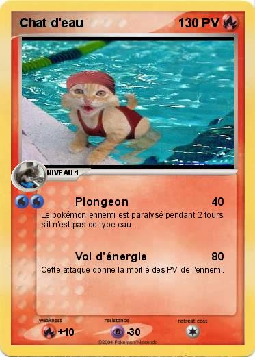 Pokemon Chat d'eau