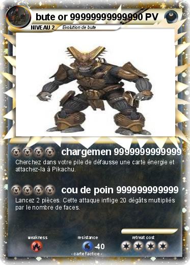 Pokemon bute or 999999999999