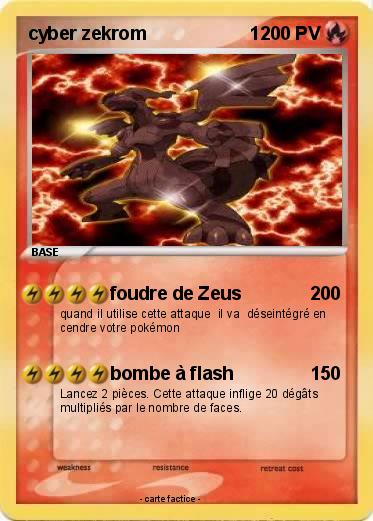 Pokemon cyber zekrom                    1