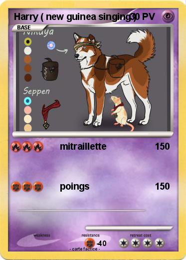 Pokemon Harry ( new guinea singing )