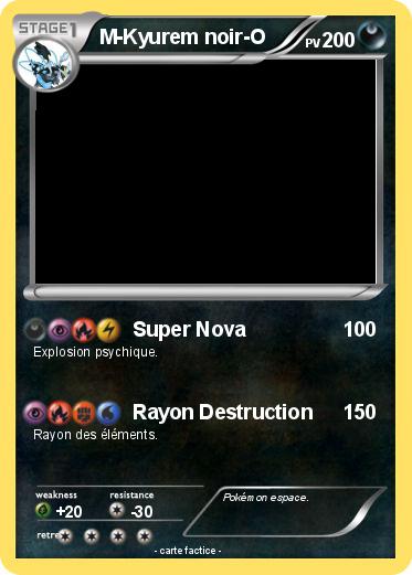 Pokemon M-Kyurem noir-O