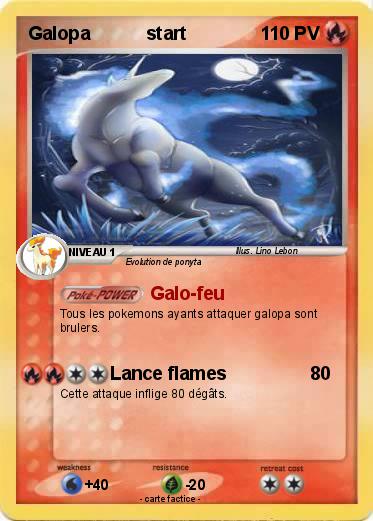 Pokemon Galopa           start