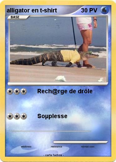 Pokemon alligator en t-shirt