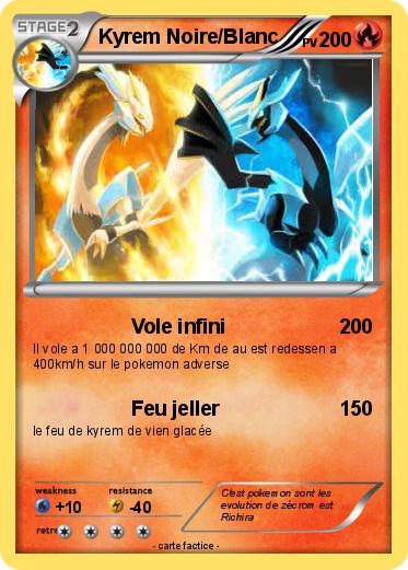 Pokemon Kyrem Noire/Blanc