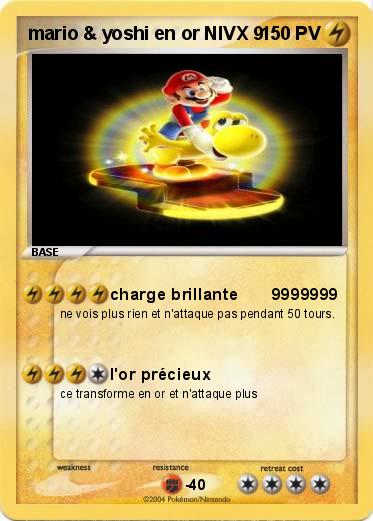 Pokemon mario & yoshi en or NIVX 9