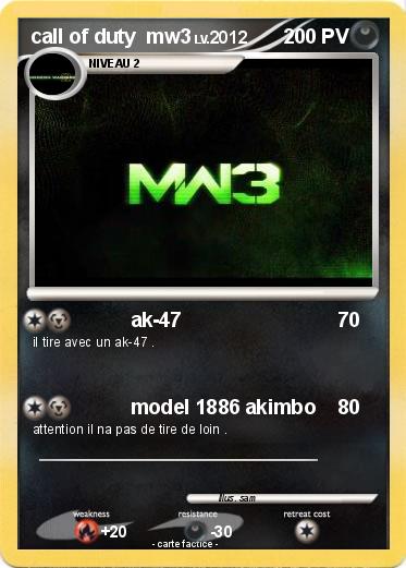 Pokemon call of duty  mw3