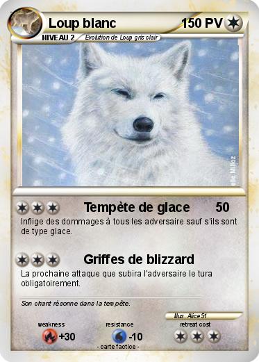 Pokemon Loup blanc