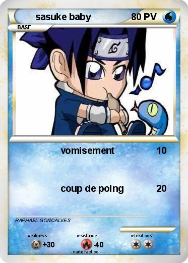 Pokemon sasuke baby