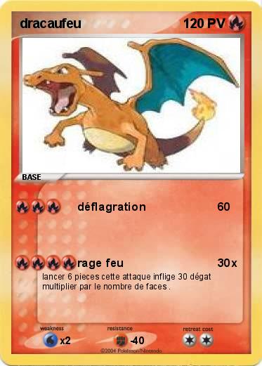 Pokemon dracaufeu