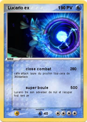 Pokemon  Lucario ex                        1