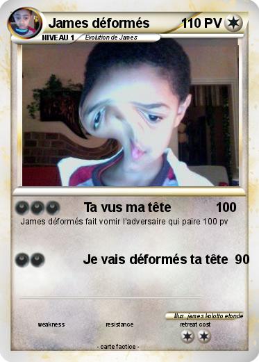 Pokemon James déformés