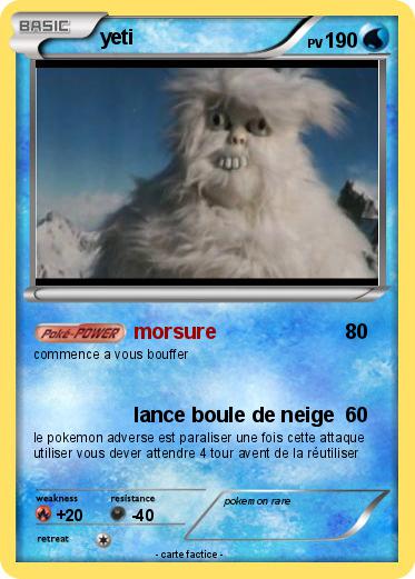 Pokemon yeti