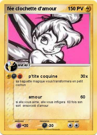 Pokemon fée clochette d'amour