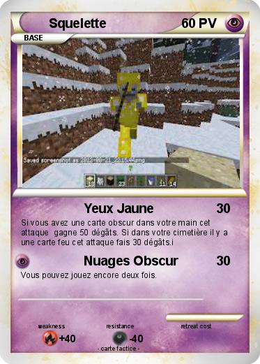 Pokemon Squelette