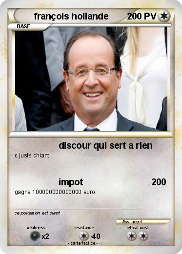 Pokemon françois hollande