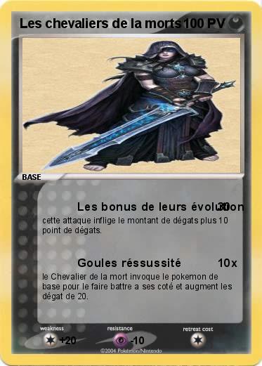 Pokemon Les chevaliers de la morts