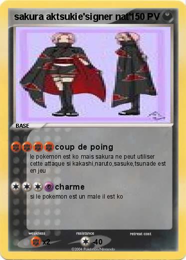 Pokemon sakura aktsukie'signer nat'