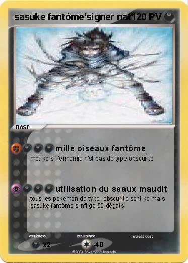 Pokemon sasuke fantôme'signer nat'