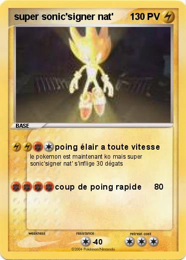 Pokemon super sonic'signer nat'