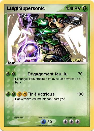 Pokemon Luigi Supersonic