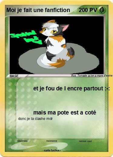 Pokemon Moi je fait une fanfiction