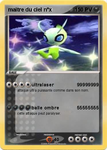 Pokemon maitre du ciel n°x
