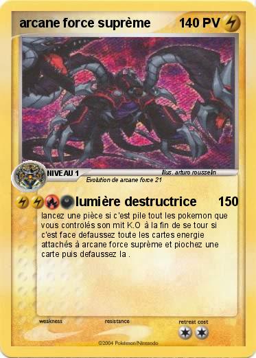 Pokemon arcane force suprème