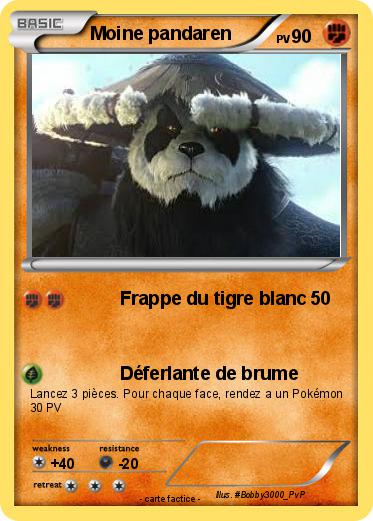 Pokemon Moine pandaren