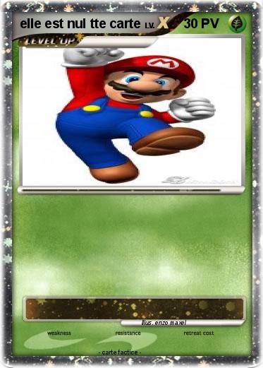 Pokemon elle est nul tte carte