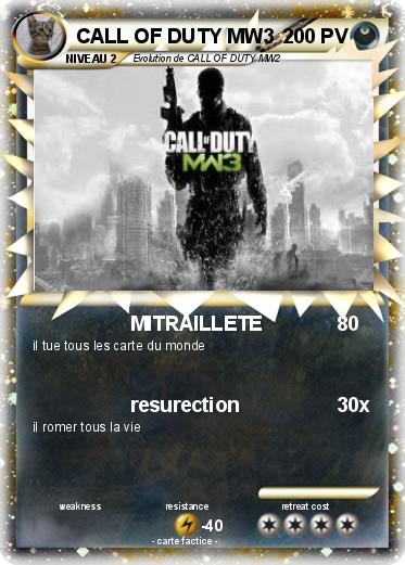 Pokemon CALL OF DUTY MW3
