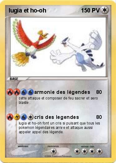 Pokemon lugia et ho-oh