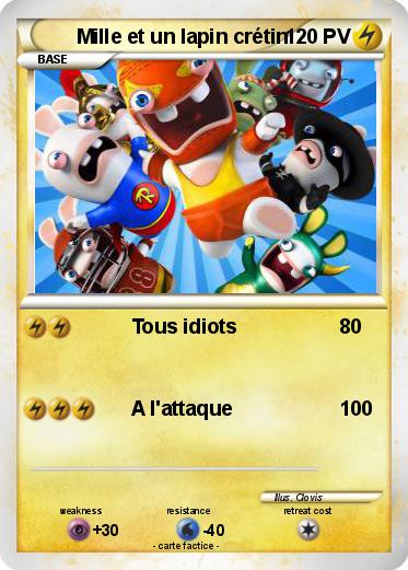 Pokemon Mille et un lapin crétin