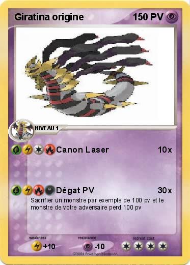 Pokemon Giratina origine