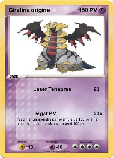 Pokemon Giratina origine