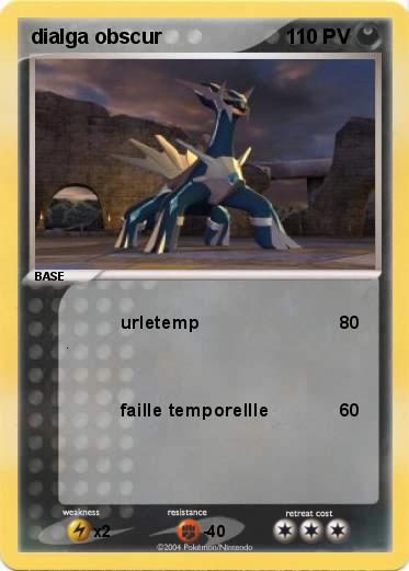 Pokemon dialga obscur