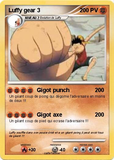 Pokemon Luffy gear 3