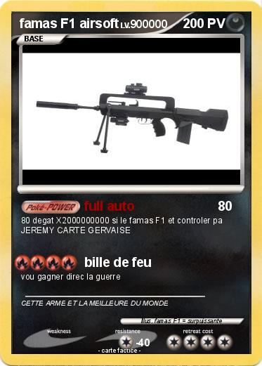 Pokemon famas F1 airsoft