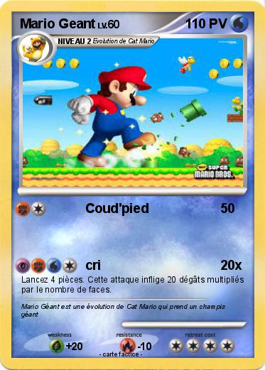 Pokemon Mario Geant