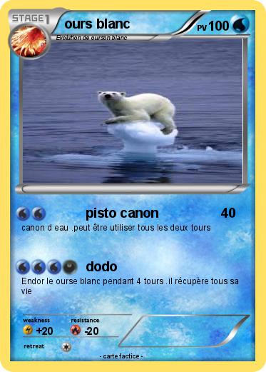 Pokemon ours blanc