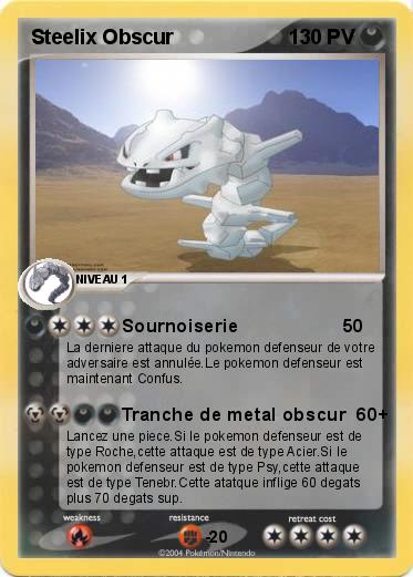 Pokemon Steelix Obscur