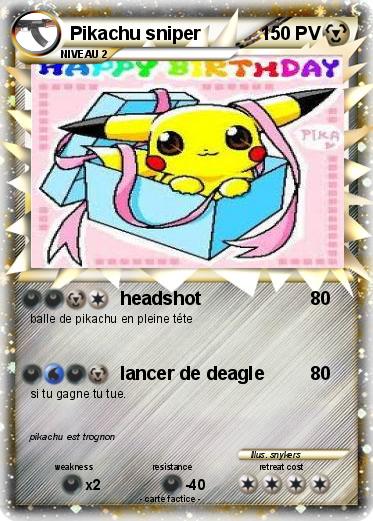 Pokemon Pikachu sniper